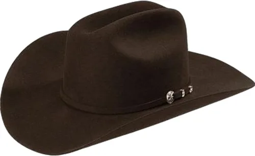 Vista 11 de Stetson Sombrero de vaquero de lana corral 4X para hombre - Sbcral-754098 Silver Sand Negro