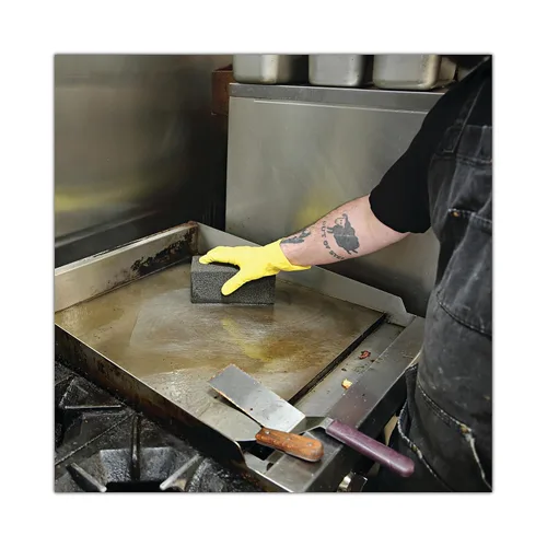 Vista 5 de 3M Limpiador de Ladrillos para Parrilla GB12, Paquete de 12 Ladrillos para Parrilla de 3.5 x 4 x 8 pulgadas, Resistente, Limpia la Grasa y el Aceite
