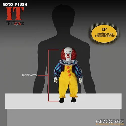 Vista 9 de MDS ROTO Peluche IT 1990 Pennywise