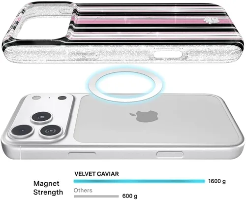 Vista 1322 de VELVET CAVIAR Funda para iPhone 15, compatible con MagSafe, probada contra caídas de 10 pies, fundas protectoras de diseño, leopardo color rosa