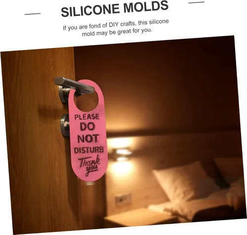 Vista 8 de VILLCASE Moldes de silicona, 2 moldes para manualidades para pomo de puerta, moldura decorativa