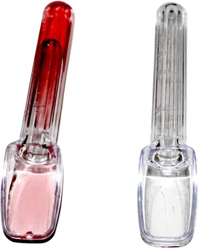 Vista 4 de Cuchara dosificadora de medicina líquida calibrada, paquete de 2 – 10 mL / 2 cucharaditas – Mediciones fáciles de leer sin BPA