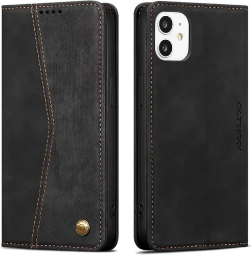 Vista 121 de QLTYPRI Para iPhone Air Case Wallet Con Tarjetero, Vintage PU Cuero Kickstand Cierre Magnético A Prueba De Golpes Folio Libro Funda Para IPhone 17