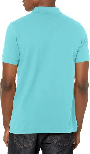 Vista 2 de Brooks Brothers Men's Short Sleeve Cotton Pique Stretch Logo Polo Shirt