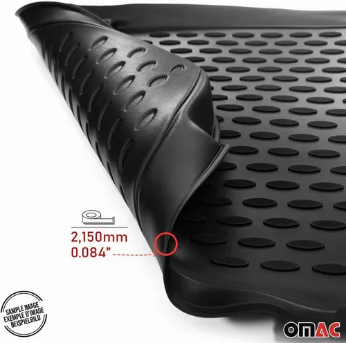 Vista 7 de OMAC Alfombrillas de piso para Mazda 5 2012-2015, alfombrillas de automóvil para todo tipo de clima, 3D, ajuste personalizado, tapete de goma
