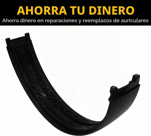 Vista 6 de Adhiper Kit de reparación de repuesto para diadema Beats Studio Pro - Negro