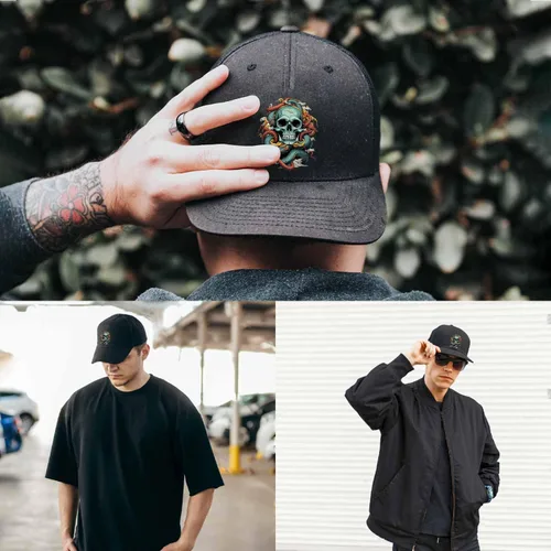 Vista 6 de Gorra de papá, gorra de béisbol clásica de moda, gorra de béisbol ajustable