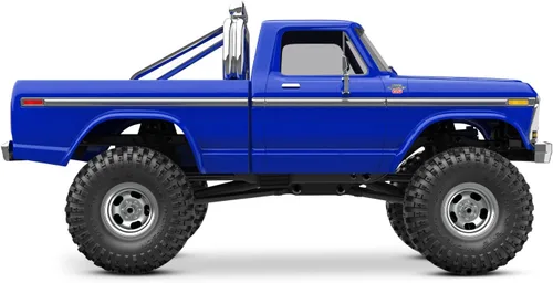 Vista 3 de Traxxas 1/18 TRX-4M F-150 Camión Crawler High Trail Azul