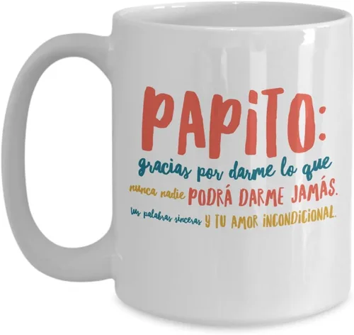 Vista 3 de Taza para Papá "El Mejor Papá del Mundo" Regalo emotivo y divertido para padre, abuelo o padrastro Taza personalizada con mensaje inspirador