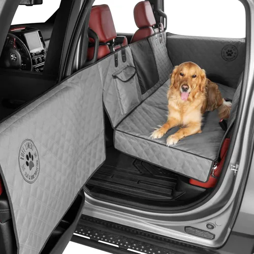 Vista 9 de Ruff Liners XL Back Seat Extender for Dogs - As Seen on Shark Tank Gris