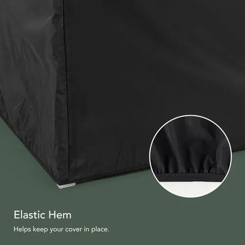 Vista 6 de Covermates Juego de funda clásica redonda para mesa de comedor y silla de patio, protección para muebles de exterior para todo tipo de clima, vinilo