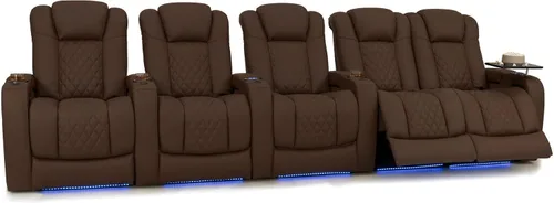 Vista 74 de Seatcraft Virtuoso 365 - Asiento de cine en casa (3 unidades), color ébano