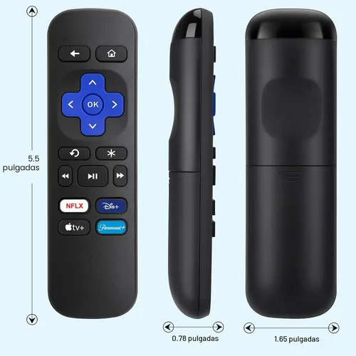 Vista 7 de 【Pack of 2】 Replacement Remote for Roku Box/Express/Premiere/Roku Player Para caja Roku 2 Pack