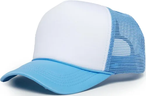 Vista 16 de Funky Junque Sombrero de camionero ligero Snapback de espuma de malla en Negro/Negro