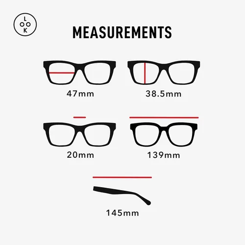 Vista 5 de LOOK OPTIC Cosmo Reader - Lectores elegantes unisex de calidad de prescripción cómodos resistentes a los arañazos