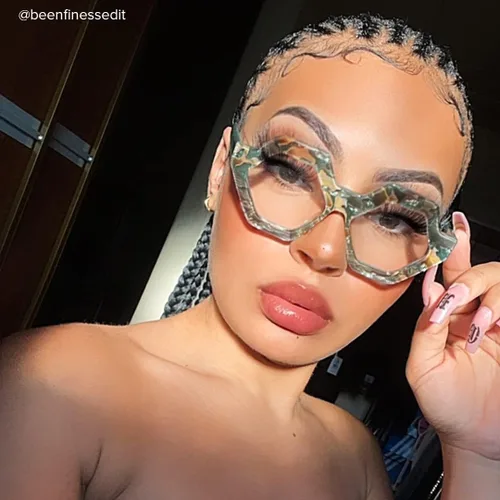Vista 3 de Voogueme Gafas de marco geométrico para mujer Ailsa