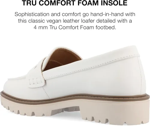 Vista 3 de Journee Collection Kenly Tru Comfort - Mocasines planos de espuma para mujer, de ancho medio, ancho y estrecho