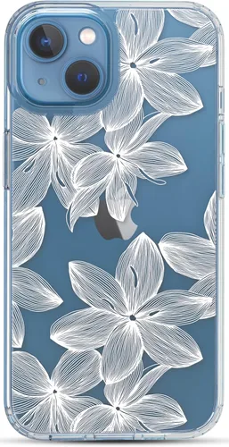 Vista 12 de RANZ Compatible con Funda para iPhone 13, Serie Anti-Arañazos y a los Golpes, Carcasa Protectora de TPU y PC Transparente para iPhone 13 (6.1")