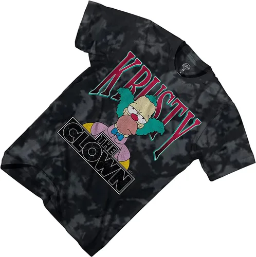 Vista 3 de The Simpsons Camiseta Krusty The Clown Homer, Bart, Lisa y Krusty The Clown para hombre