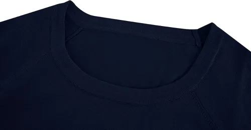 Vista 3 de Runcati Camiseta casual para hombre, elástica, de manga corta, de punto, de ajuste delgado, cuello redondo, suéter básico sólido