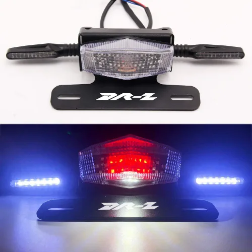 Vista 2 de Portamatrículas Eliminador de Guardabarros Trasero Organizador de Cola con Luces LED de Freno y Señales de Giro para Suzuki DRZ400S DRZ400SM DRZ400E