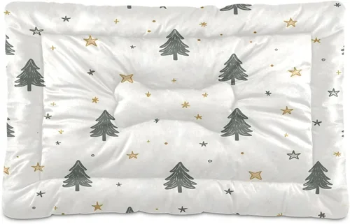 Vista 14 de Almohadilla de cama para mascotas con estampado de vaca 3D, tapete suave para cama de perro con parte inferior antideslizante, almohadilla de jaula