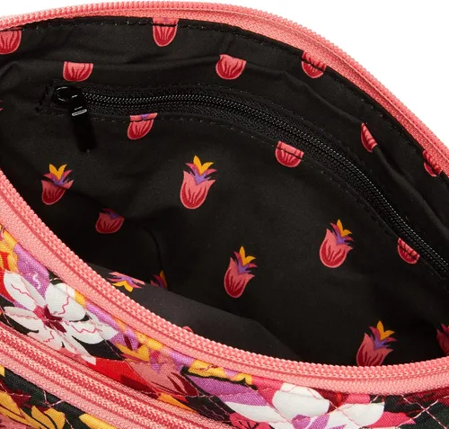 Vista 5 de Vera Bradley Bolso cruzado estilo hipster de algodón para mujer con protección RFID
