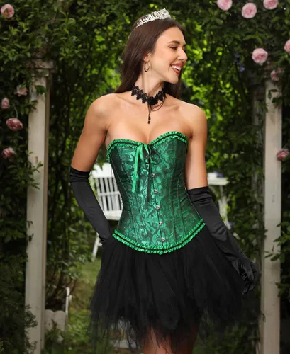 Vista 132 de SZIVYSHI Corsé para mujer, lencería moldeadora, body con cintura de encaje