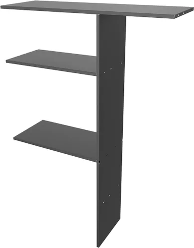 Vista 15 de Cobertizo de almacenamiento horizontal para jardines y patios, caja de almacenamiento de plástico impermeable, cobertizo pequeño de 26 pies cúbicos
