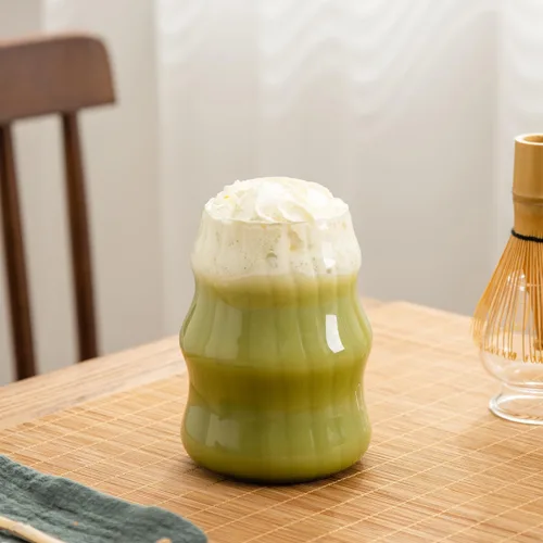 Vista 9 de DWEHIXBUY Juego de té matcha japonés de 7 piezas, kit de matcha con cuenco de matcha (con boquilla de vertido), batidor de matcha, soporte