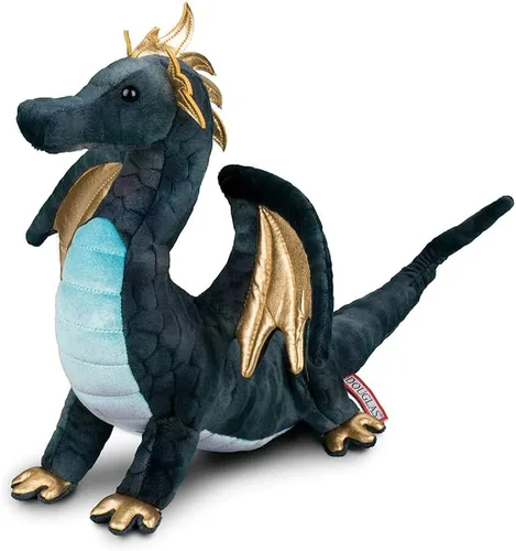 Vista 3 de Douglas Aragon Dragón Azul Peluche Figura