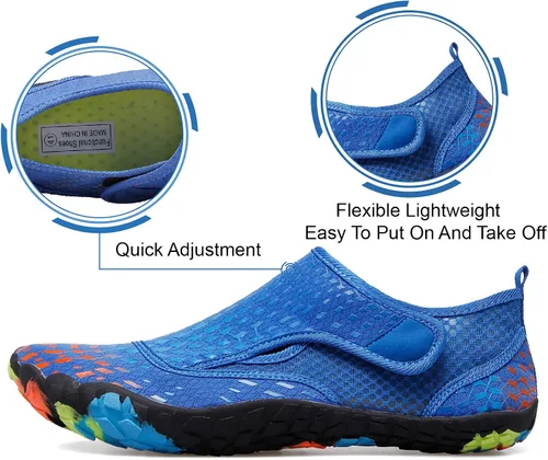 Vista 6 de L-RUN Zapatos de agua atléticos para senderismo para hombre y mujer