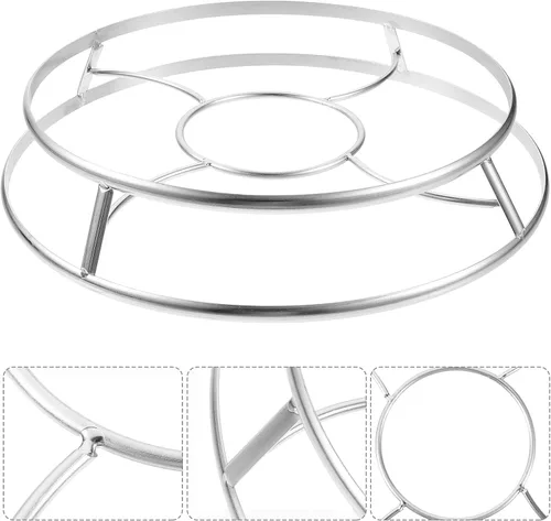 Vista 8 de Stainless Steel Steamer Rack Pot Holder for Kitchen Cooking Containers