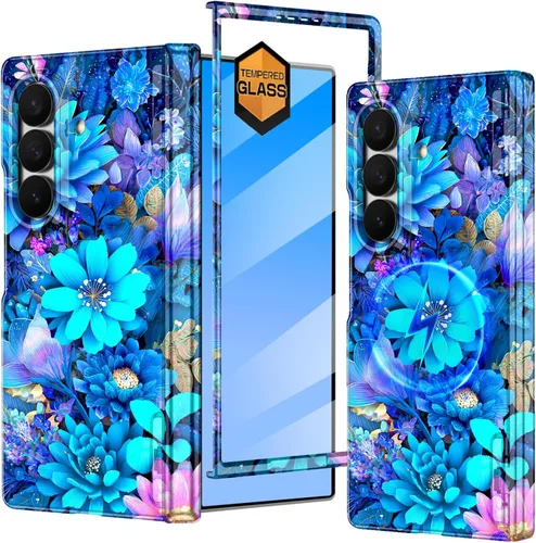 Vista 17 de Hekodonk Funda para Galaxy Z Flip 7, compatible con MagSafe, protector de pantalla integrado, protección de bisagra, magnética, delgada, a prueba
