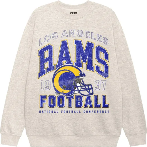 Vista 11 de FOCO Sudadera unisex de cuello redondo con logotipo de equipo universitario de la NFL