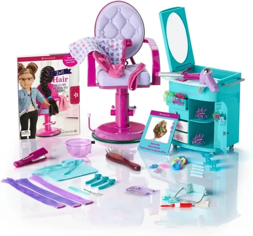 Vista 5 de American Girl Cepillo de muñeca de 18 pulgadas con mango de madera resistente y cerdas de alambre, para mayores de 8 años