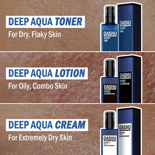 Vista 7 de DASHU Tónico Aqua Deep Potent para hombre, 5.17 fl oz, tóner facial, aprieta los poros, todo tipo de piel, reacondicionar y purificar la piel