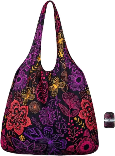 Vista 13 de Nanobag XL - Ultralight 25L Heavy Duty Foldable, Reusable Grocery & Travel Tote Bag