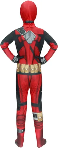 Vista 2 de Riekinc Disfraces de superhéroe para niños, traje de Zentai, disfraz de cosplay de Halloween