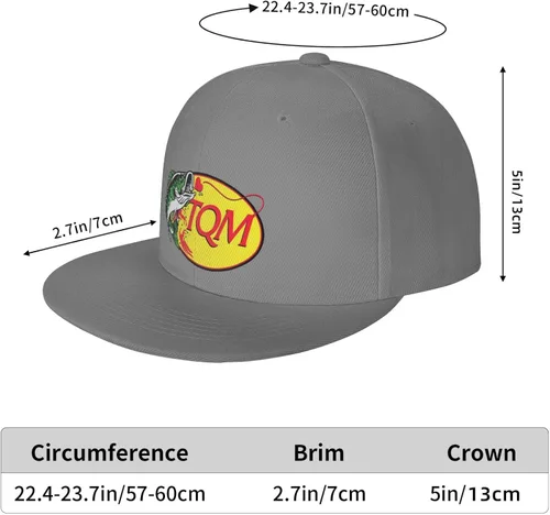 Vista 3 de Ondian Sombrero Tqm,Fuerza,Tqm Fish Cap,Regida Gorras Del Pescado Tqm,Sombrero De Camionero