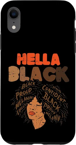 Vista 8 de Funda de regalo para iPhone 14 Hella Black Melanin Afro Woman African Pride BLM