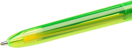 Vista 5 de Bic Paquete de 12 resaltadores Fluo de 4 colores negro/azul/rojo/amarillo