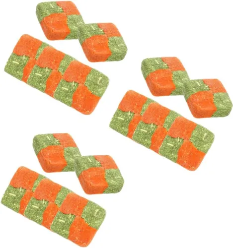 Vista 2 de Juguetes masticables de conejo, bocadillos naturales para golosinas molares saludables para mascotas, juguetes masticables para conejitos de indias