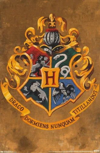 Vista 9 de Trends International Wizarding World: Harry Potter-Hogwarts, póster de pared con cresta de 14.725 x 22.375 pulgadas, versión enmarcada de madera