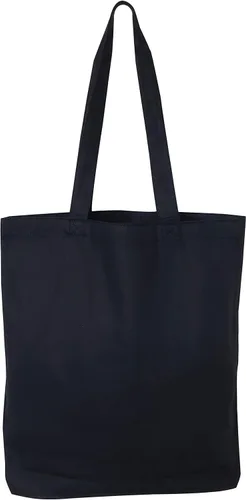 Vista 6 de Bolsas de lona resistentes al por mayor con fuelle inferior de 15 pulgadas de ancho x 16 pulgadas de alto x 3 pulgadas de G en blanco, ideales