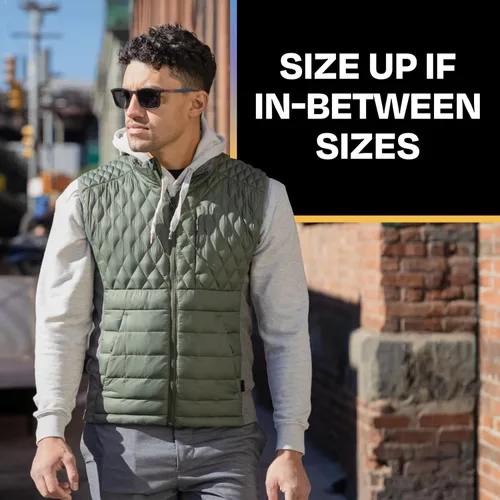 Vista 6 de PYVOT Chaleco Acolchado con Peso Dash para Hombre, Ropa Inspirada en Manta Pesada para Problemas Sensoriales