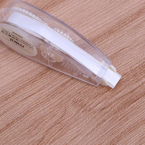 Vista 2 de Cinta de corrección linda, mini rodillo blanco borrador, papelería de oficina escolar, 2 uds