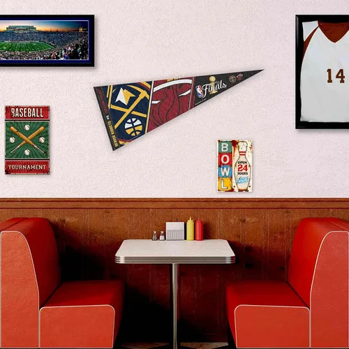 Vista 3 de Bandera de Denver Nuggets Miami Heat Dueling
