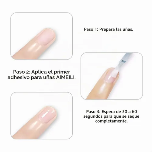 Vista 8 de AIMEILI Base de gel UV LED para polvo acrílico y gel constructor de uñas