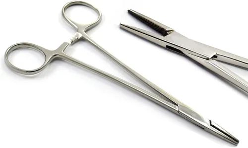 Vista 25 de MEDSPO Pinzas Profesionales Portaagujas Quirúrgico Dental Médico Ortopédico con Bloqueo Sutura Veterinaria Restaurativa Instrumentos